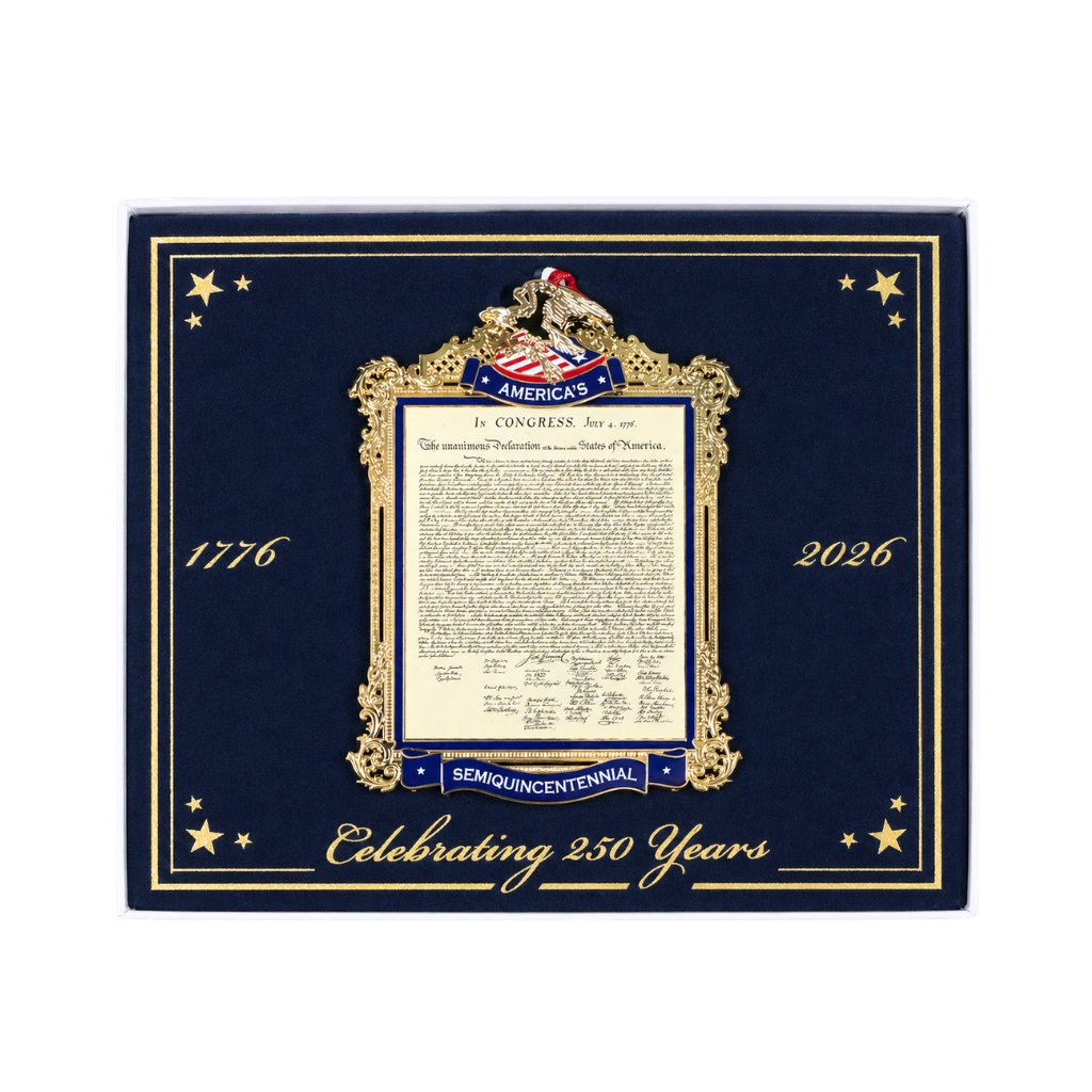 America 250th Anniversary White House Ornament 1776–2026