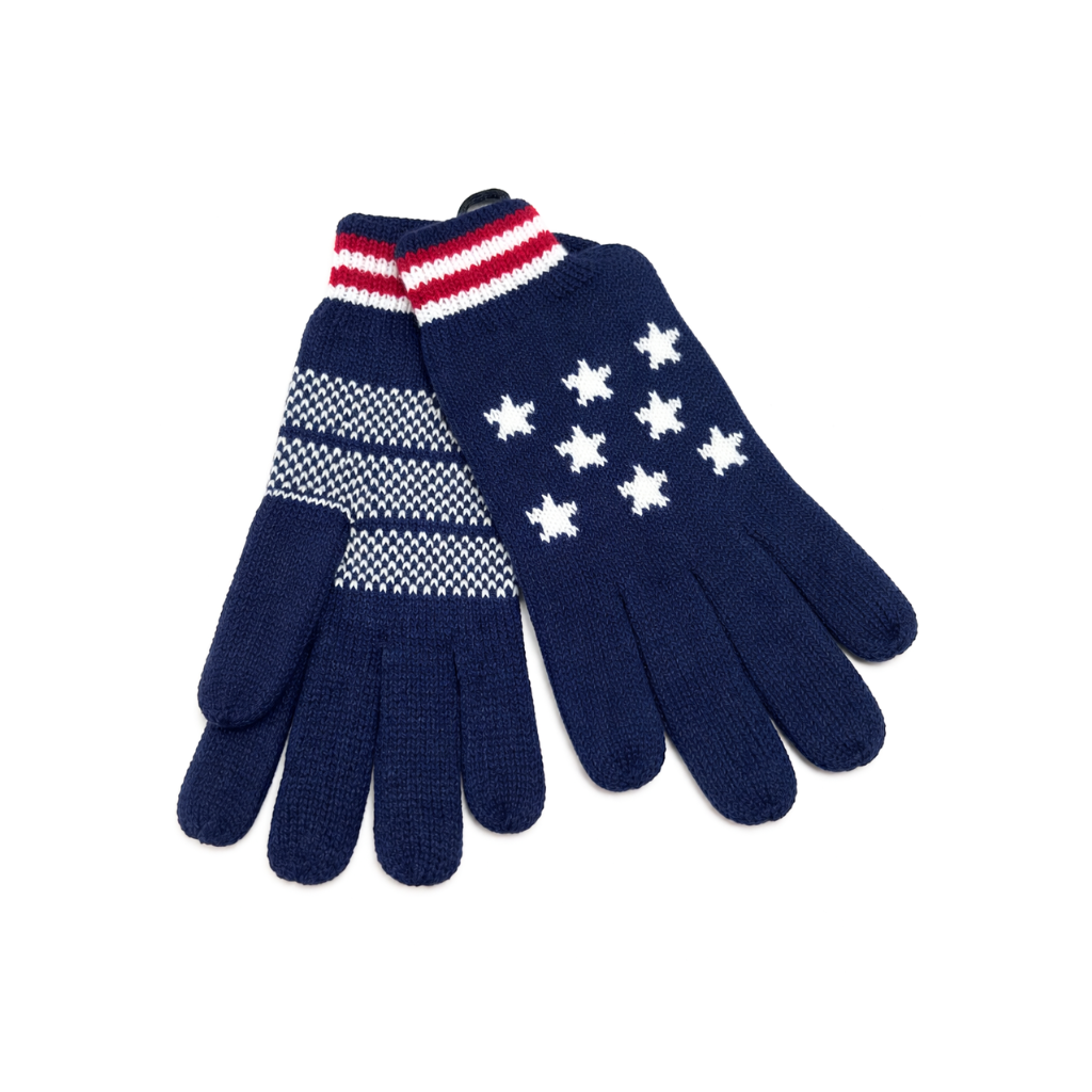Washington DC American Flag Winter Gloves