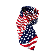 USA Flag Print Neck Tie