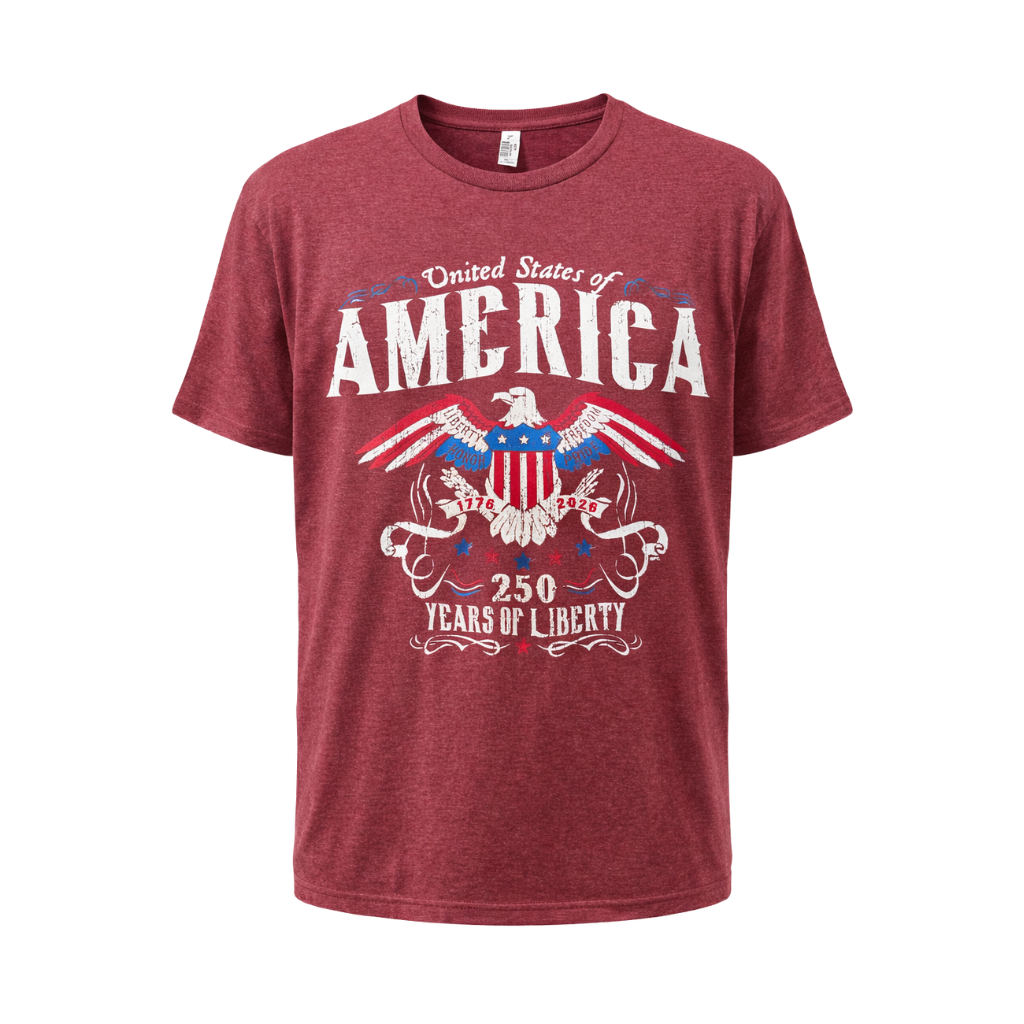 America 250 Years of Liberty Eagle T-Shirt