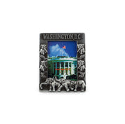 Decorative frame with 'Washington, D.C.' text and an image of the White House.