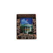Decorative picture frame with 'Washington D.C.' text and a scenic view of a building.