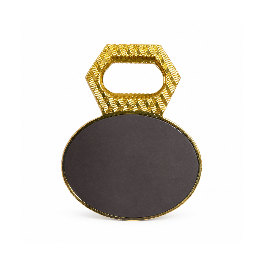 Back view of the Washington DC magnet bottle opener showing the full magnetic backing and durable metal construction.