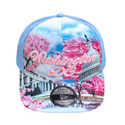 Washington DC Scenic Cherry Blossom Trucker Cap
