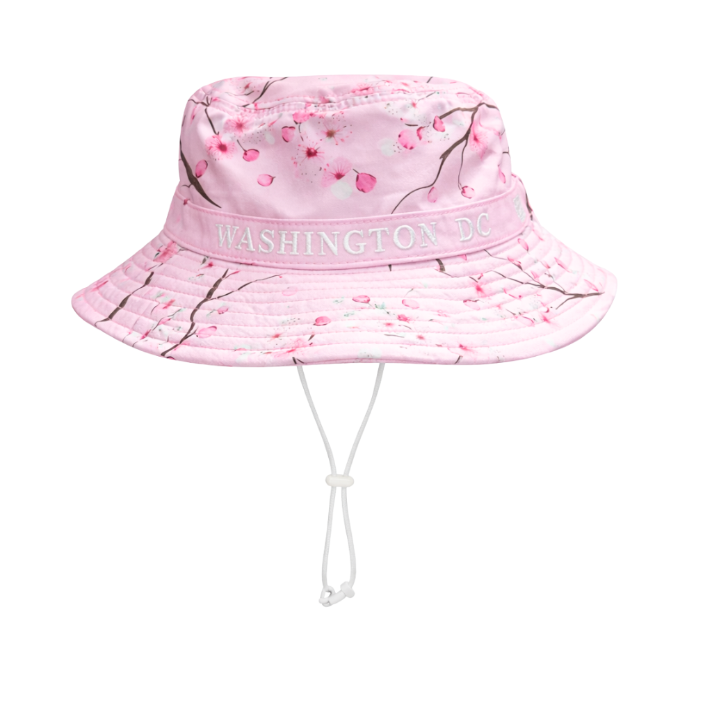 Washington DC Cherry Blossom Bucket Hat