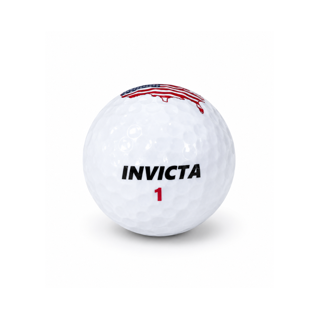 U.S Map Flag Golf Ball
