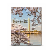 Washington DC Monument and Cherry Blossom Fridge Magnet
