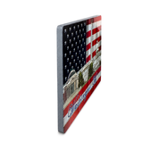 Washington DC & USA Flag Rubber Magnet