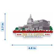 U.S. Capitol Washington DC Rubber Souvenir Magnet