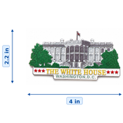 White House Washington DC Souvenir Polyresin Magnet