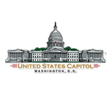 United States Capitol Rubber Magnet