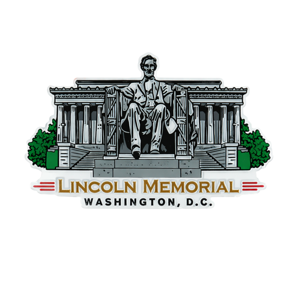 Lincoln Memorial Rubber Magnet