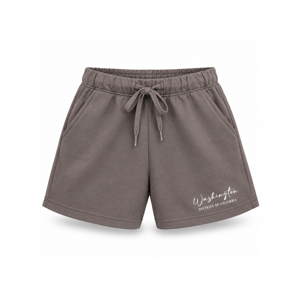 Washington DC Women’s Cropped T-Shirt and Shorts Set