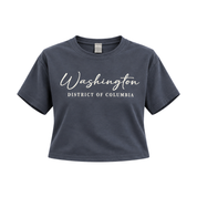 Washington DC Women’s Cropped T-Shirt and Shorts Set