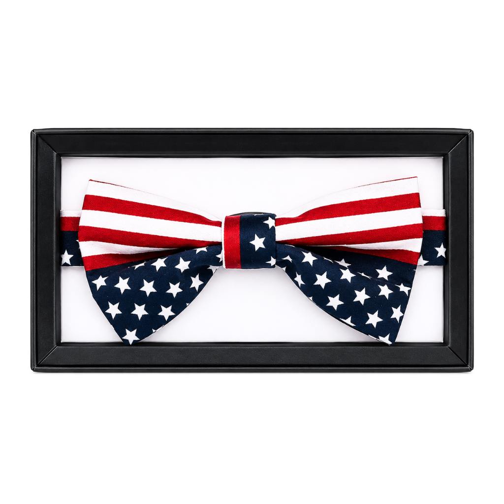 American Flag Bow Tie – USA Stars and Stripes