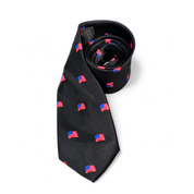 Black American Flag Neck Tie – Washington DC Souvenir Tie