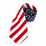 American Flag Neck Tie – Patriotic Stars & Stripes Tie