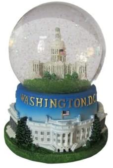 United States Capitol Musical Snow Globe