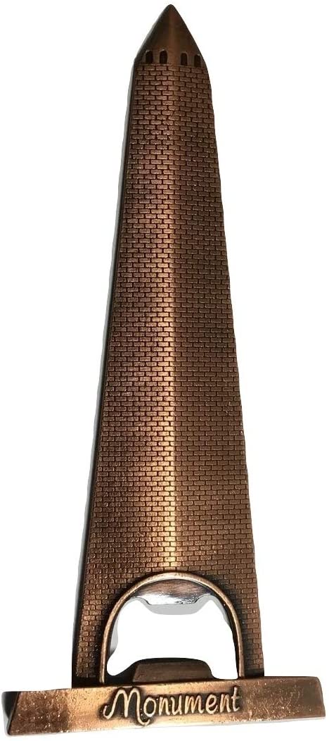 Double Sided Washington Monument Replica Metal Bottle Opener