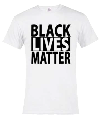 Black Lives Matter T-shirt WHITE (BLM)