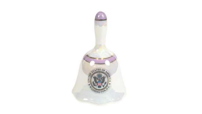 Washington DC Great Seal Ceramic Porcelain Bell