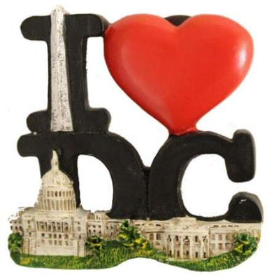 I Heart DC Washington DC Souvenirs Magnet