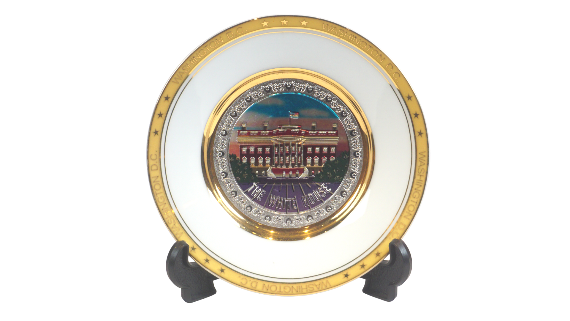 White House Color Chokin Plate 6.25"
