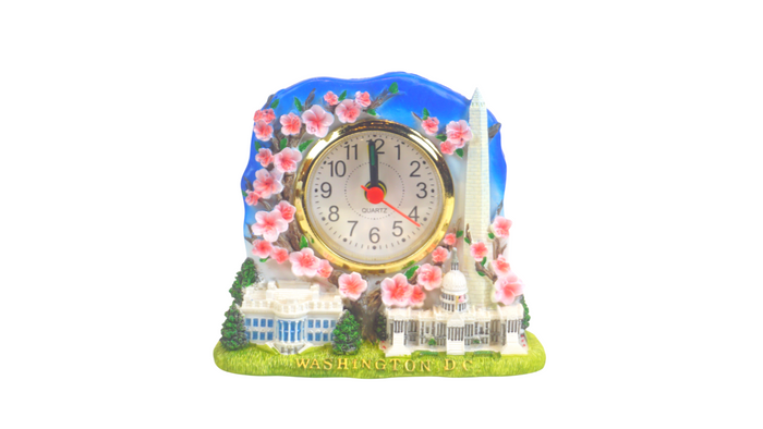 Washington DC Cherry Blossom Clock Pink