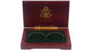 Two Coin Holder Wooden Box