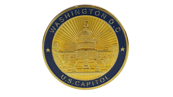 U.S Capitol Blue Collectible Coins