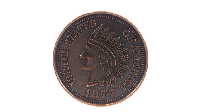 Old Penny 1877 Jumbo Coins