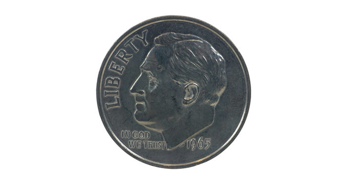 One Dime 1965 Jumbo Coins