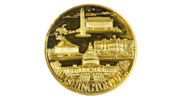 Washington DC Panorama Collectible Coins