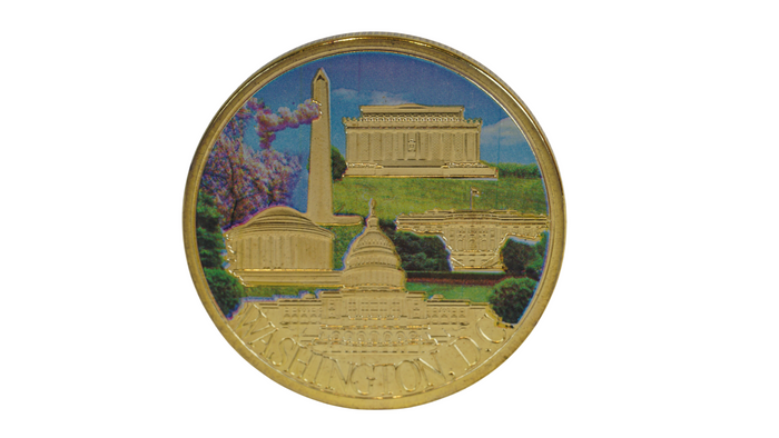 Washington DC Panorama Collectible Coins