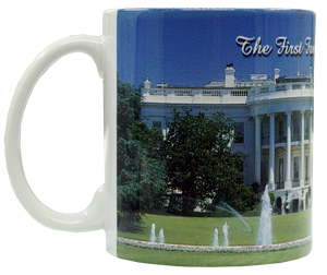 Donald's family with the White House Mug