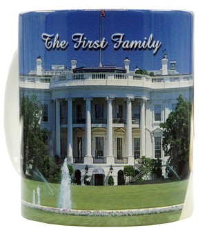 Donald's family with the White House Mug