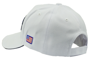 Make America Great Again Embroidered Baseball Cap White