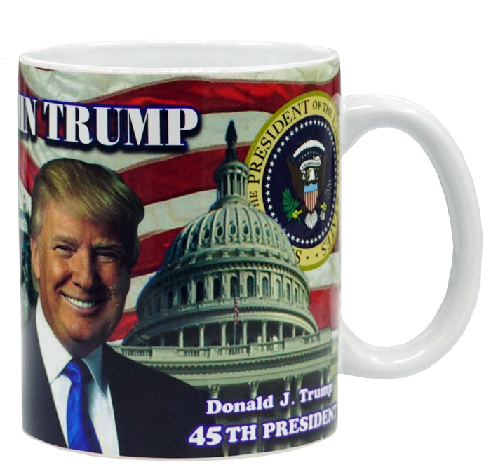 Donald Trump, Great Seal & U.S. Capitol Mug