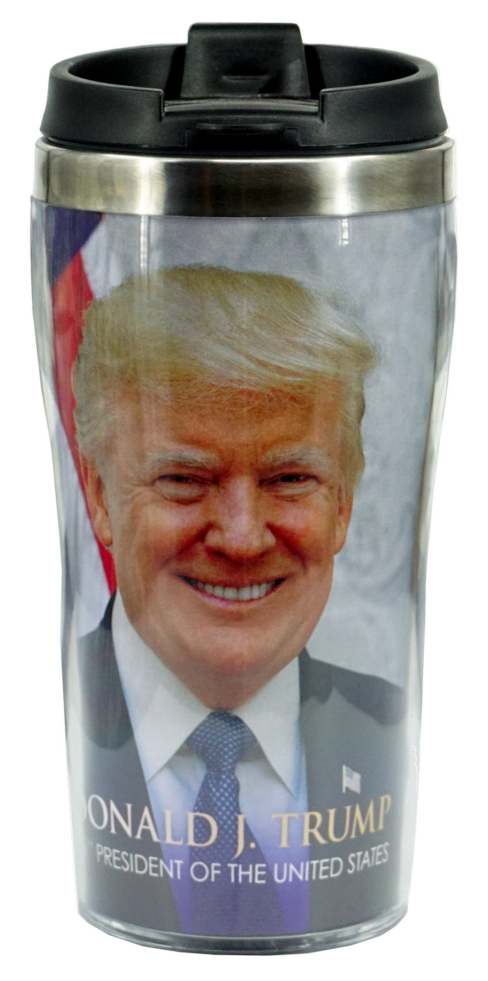 45th President Donald Trump Travel Mug with Lid