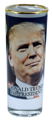 45th President Donald Trump Shooter Glass