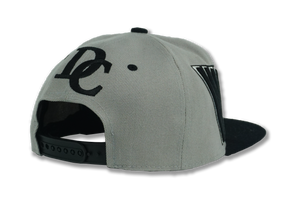 Washington DC Snapback Embroidered Baseball Cap Grey/Black