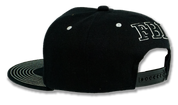 FBI Snapback Embroidered Baseball Cap Black