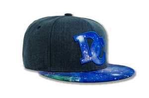 Washington DC Embroidered Snapback Baseball Cap Galaxy Blue