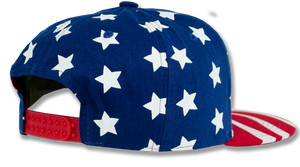 USA American Flag Snapback Embroidered Baseball Cap