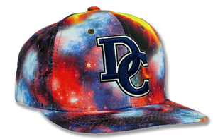 Washington DC Embroidered Snapback Baseball Cap Galaxy Red