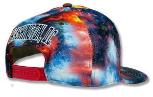 Washington DC Embroidered Snapback Baseball Cap Galaxy Red