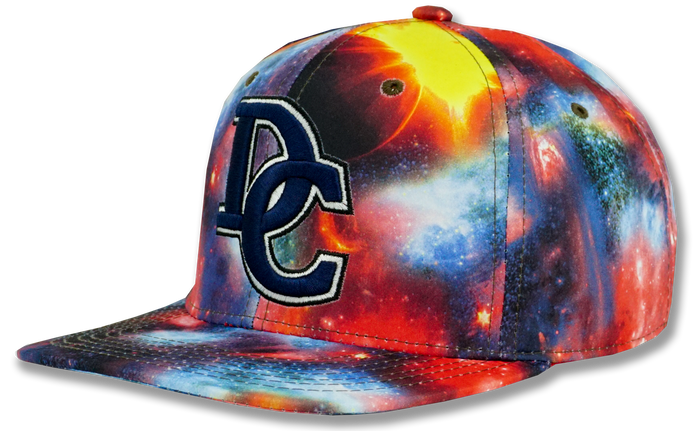 Washington DC Embroidered Snapback Baseball Cap Galaxy Red