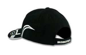 Washington DC Embroidered Baseball Cap Black