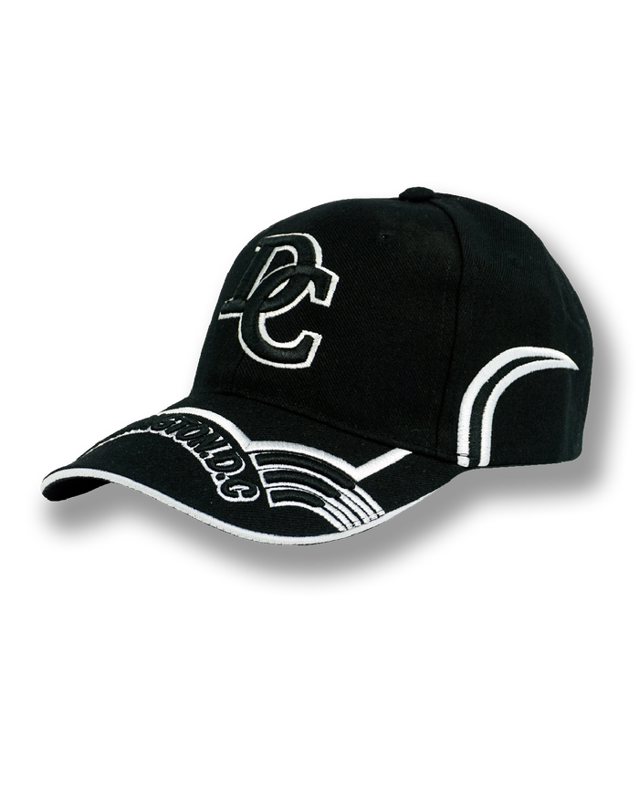 Washington DC Embroidered Baseball Cap Black