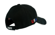 US Army Embossed and Embroidered Baseball Cap Black